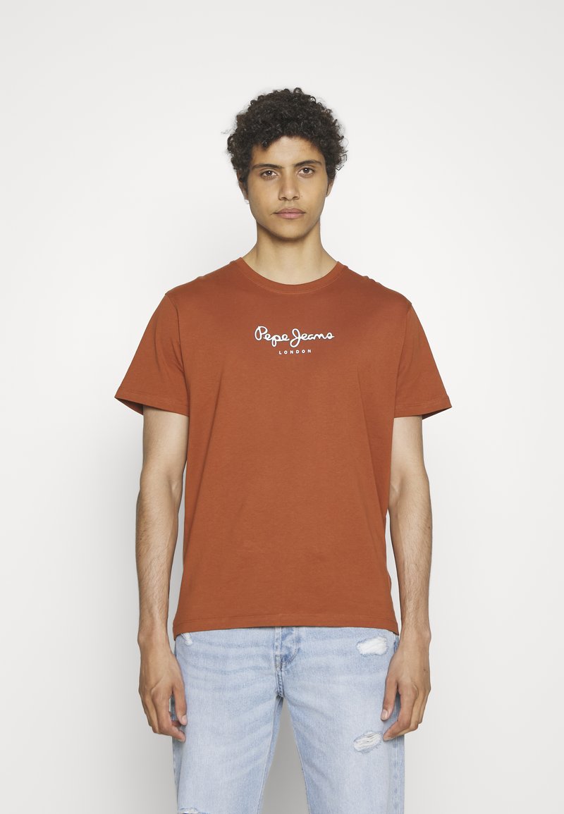 Pepe Jeans EGGO - T-shirt con stampa - black/nero