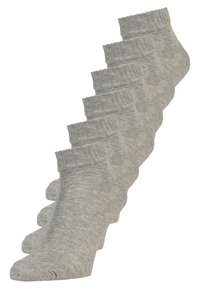 QUARTER SOCKS UNISEX 6 PACK - Chaussettes - grey