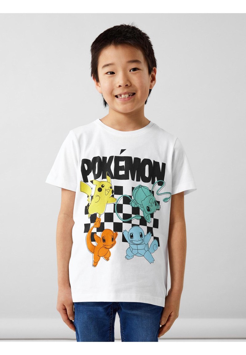Name it NKMJULIN POKEMON - T-shirts print - bright white/hvid - Zalando.dk
