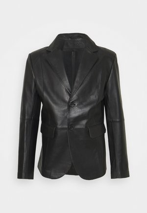 VINCENT LEATHER BLAZER - Giacca di pelle - black
