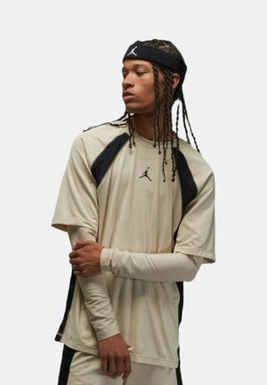 Print T-shirt - light sand