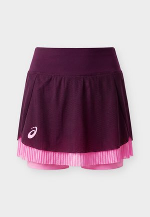 ASICS, MATCH SKIRT - Sportrock - dark aubergine/bubblegum
