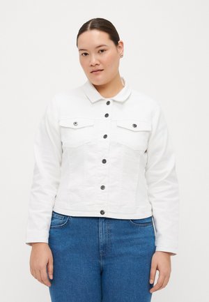CARWESPA LIFE JACKET - Denim jacket - white