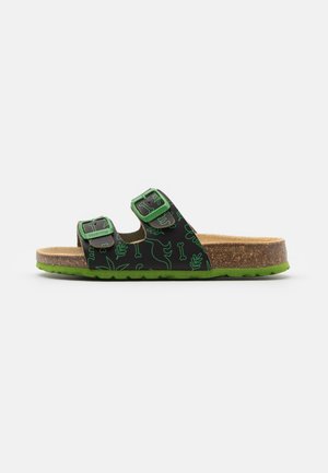 FUSSBETTPANTOFFEL - Slippers - schwarz
