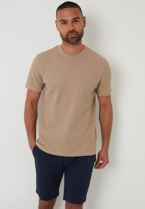 HAYFILED TEXTURED - T-Shirt basic - stone