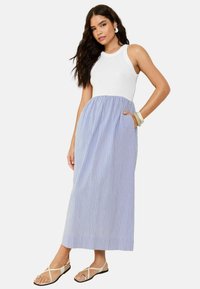REGULAR FIT - 2 IN 1 STRIPE - Maxi ruha - blue stripe