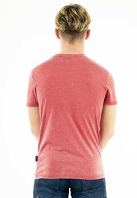 Schott T-shirt basic - rouge