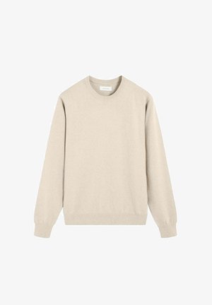 Scalpers, SCALPERS SCBASIC ROUND NECK TRICOT - Jersey de punto - cream