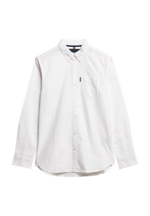 Superdry ESSENTIALS OXFORD - Shirt - optic white oxford