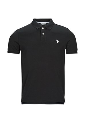 U.S. Polo Assn., U.S. POLO MAGLIETTA MANICA CORTA KING LOGO CUORE + SCRITTA FONDO RETRO NERO - Polo - black