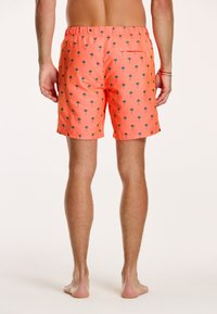Shiwi REGULAR FIT PALM - Fürdőnadrág - neon orange