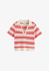 Ikke valgt, red ecru stripe