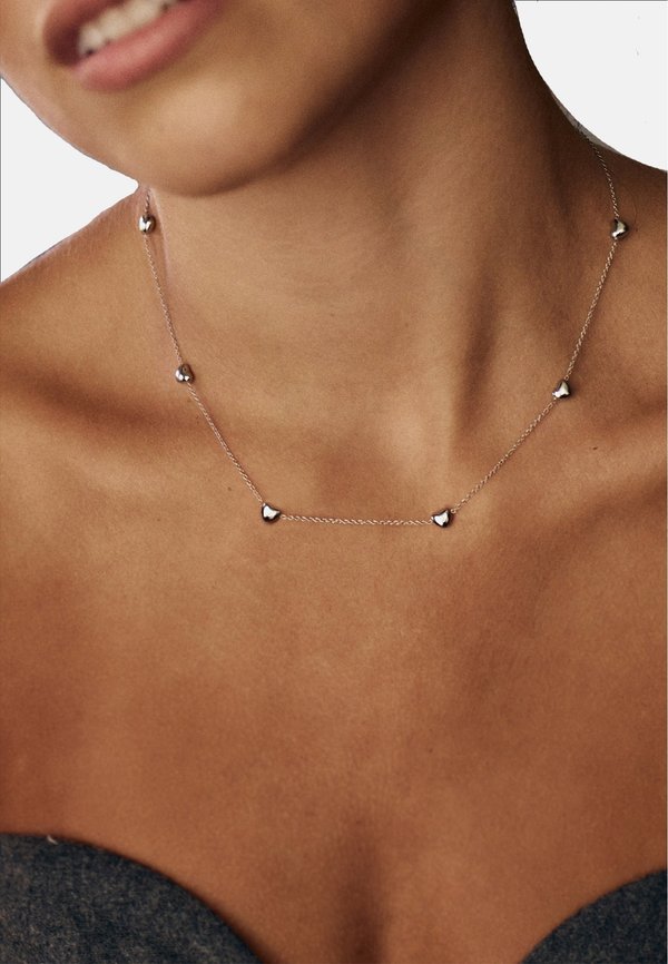 BARLEY HEART MULTI - Halskette - steel