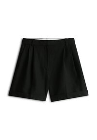 MIX PLEATED  - Shorts - black