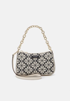 kate spade new york JOLIE FLOWER JACQUARD SMALL CONVERTIBLE CROSSBODY - Handbag - charcoal grey multi