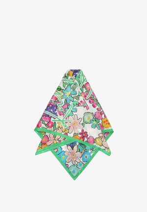 Kurt Geiger London, LARGE SQUARE SCARF - Halsdoek - green comb