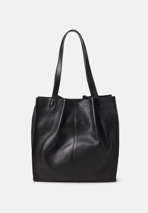 LEATHER - Tote bag - black