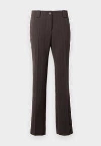 STRAIGHT SUITPANT PINSTRIPE  - Auduma bikses - brown