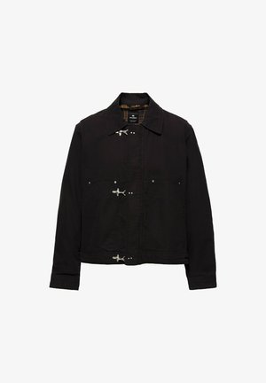 PULL&BEAR, TOGGLE - JACKET - Veste mi-saison - black