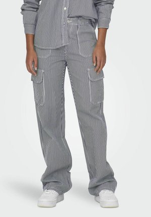 WEITE HIGH WAIST - Cargobyxor - sky captain