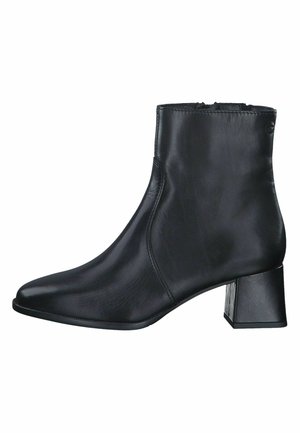 Stiefelette - black leather