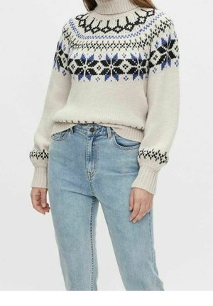 Maglione - mottled beige