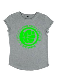 Henry Tiger AVENGERS CLASSIC POWER OF HULK - Triko s potiskem - melange grey
