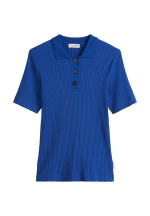 Marc O'Polo SLIM MIT - Polo shirt - shiny blue