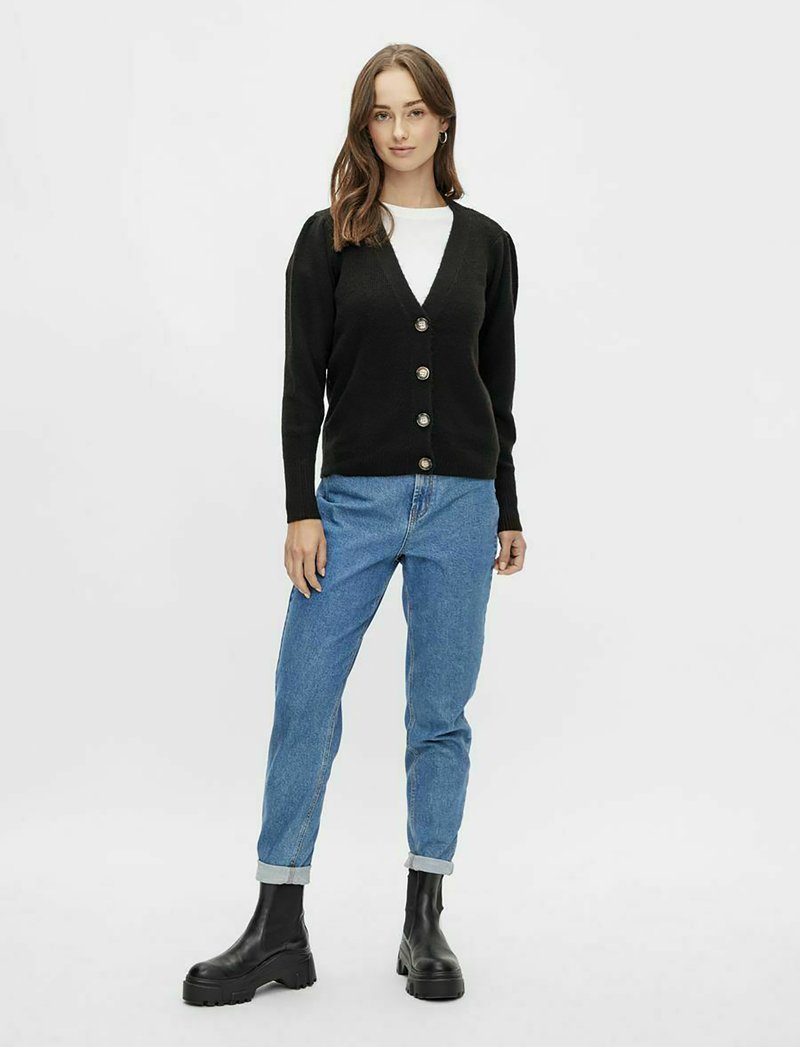 Damen Strickjacken | Pieces PCNAYA Strickjacke black/schwarz - TS79244 Damen Strickjacken | Pieces PCNAYA Strickjacke black/schwarz - TS79244