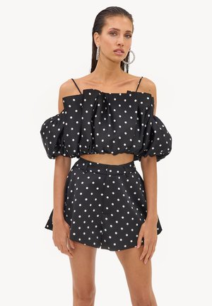 LOAVIES, DUSTED IN SUNSET HUES - Blouse - dots small black