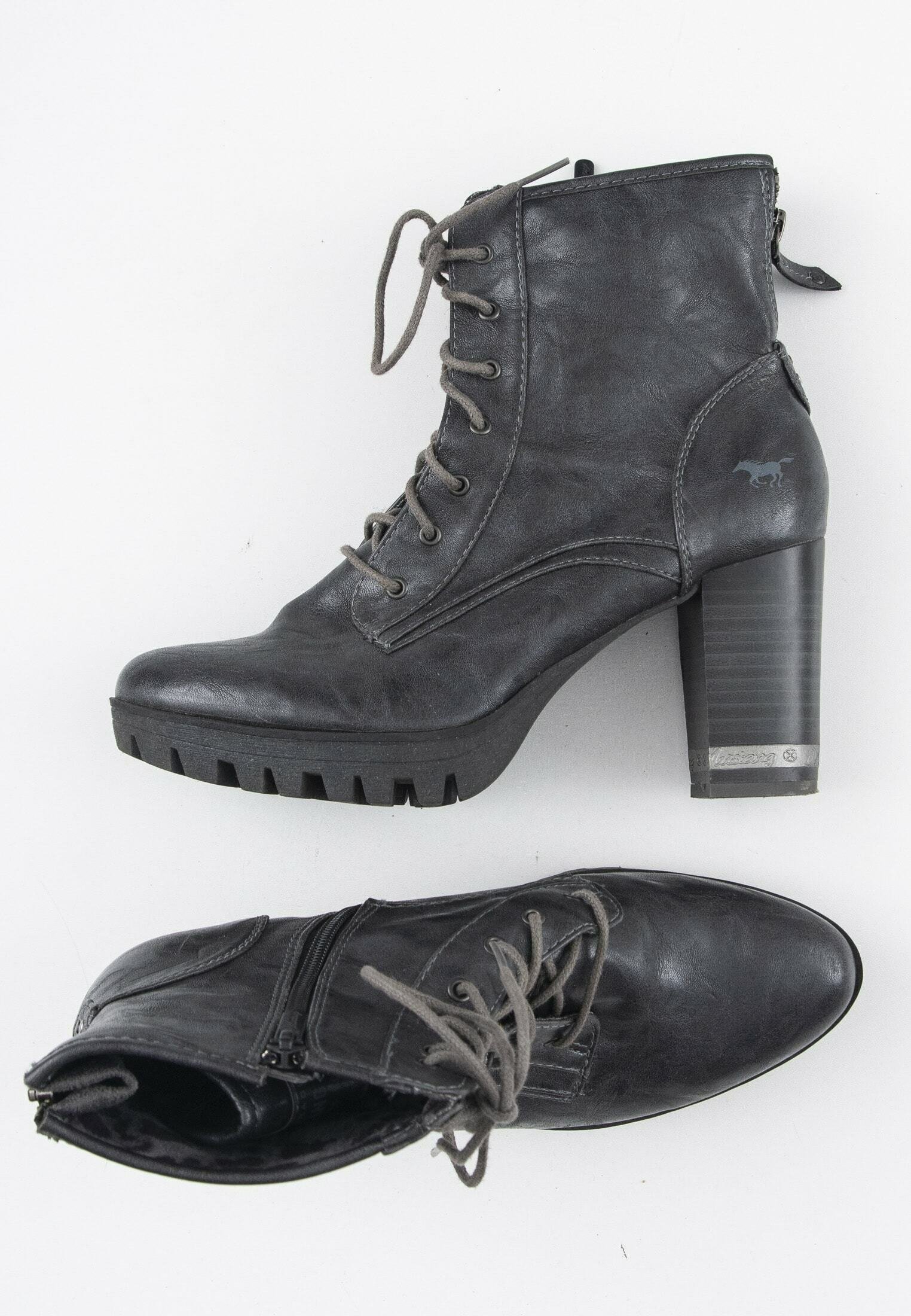 Mustang Botines con cordones - blue/azul - Zalando.es