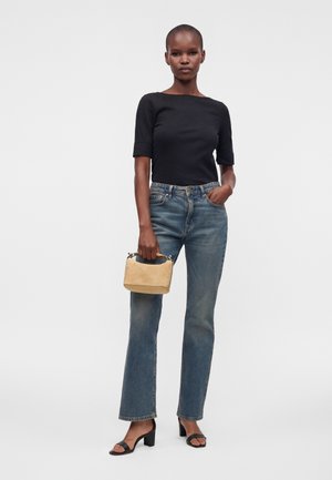 Lauren Ralph Lauren, MINI SHOULDER BAG SMALL - Τσάντα χειρός - beige
