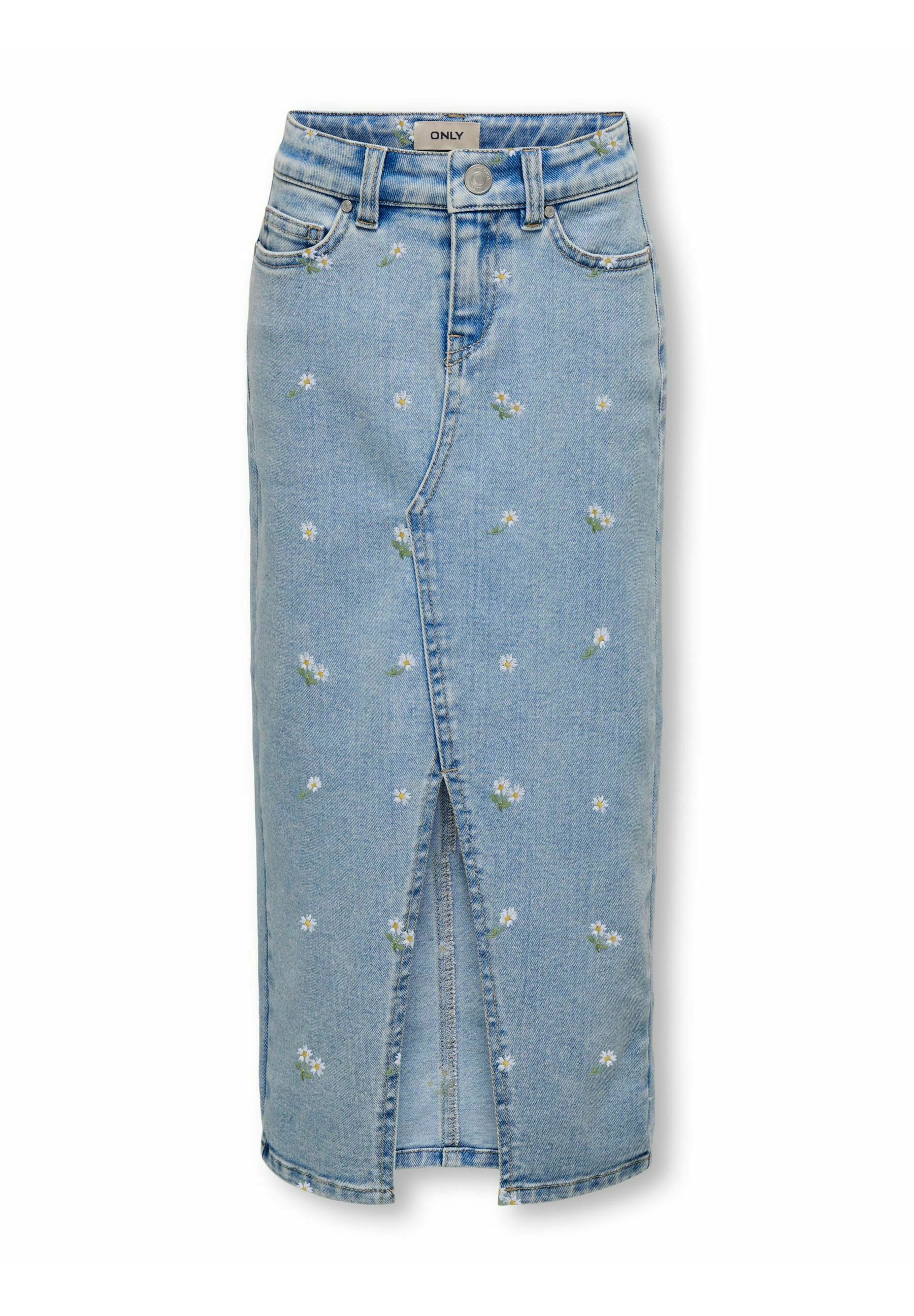 ONLY GIRLS KOGSIRI Jeansrok light blue denim/lichtblauw denim