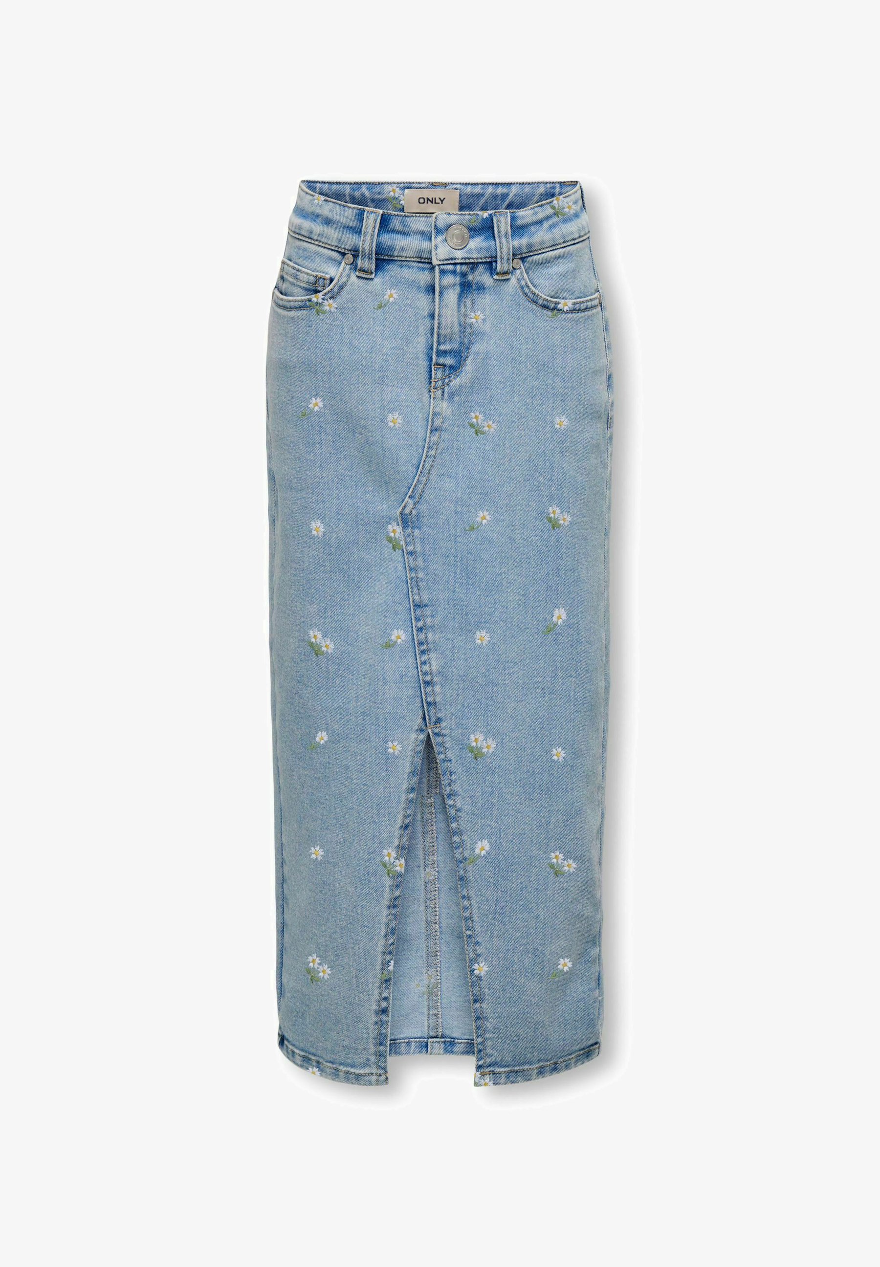 ONLY GIRLS KOGSIRI Jeansrok light blue denim/lichtblauw denim