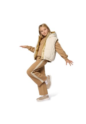 BOSS Kidswear REVERSIBLE PUFFER JACKET - Veste d'hiver - light gold
