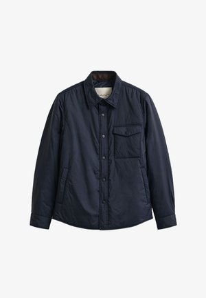 GANT, ULTRA LIGHT PADDED OVERSHIRT - Overgangsjakke - evening blue