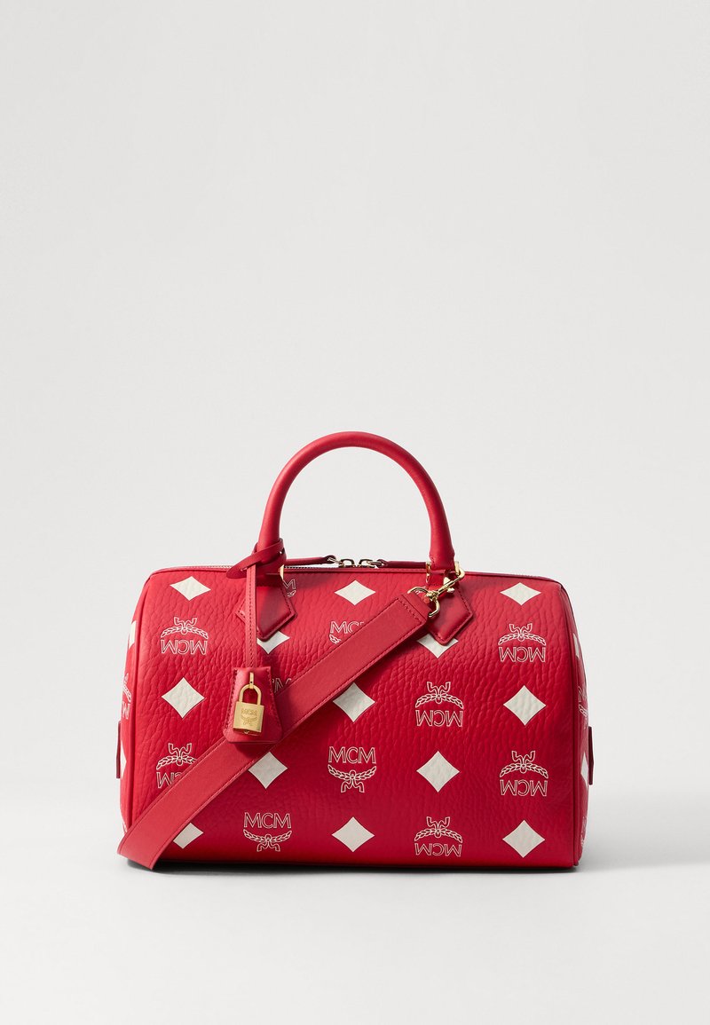 MCM ELLA MAXI BOSTON - Handtasche - candy red (egret)