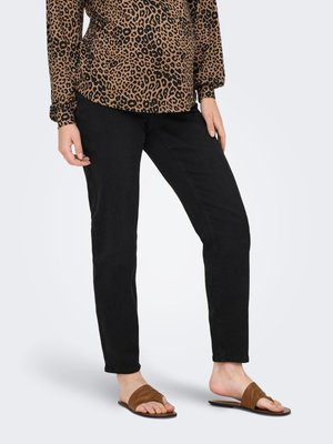 ONLY MATERNITY, Straight fit OLMCATWALK High waist Mom - Jeans Tapered Fit - washed black