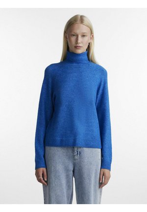 Pieces JULIANA ROLLNECK - Jersey de punto - french blue