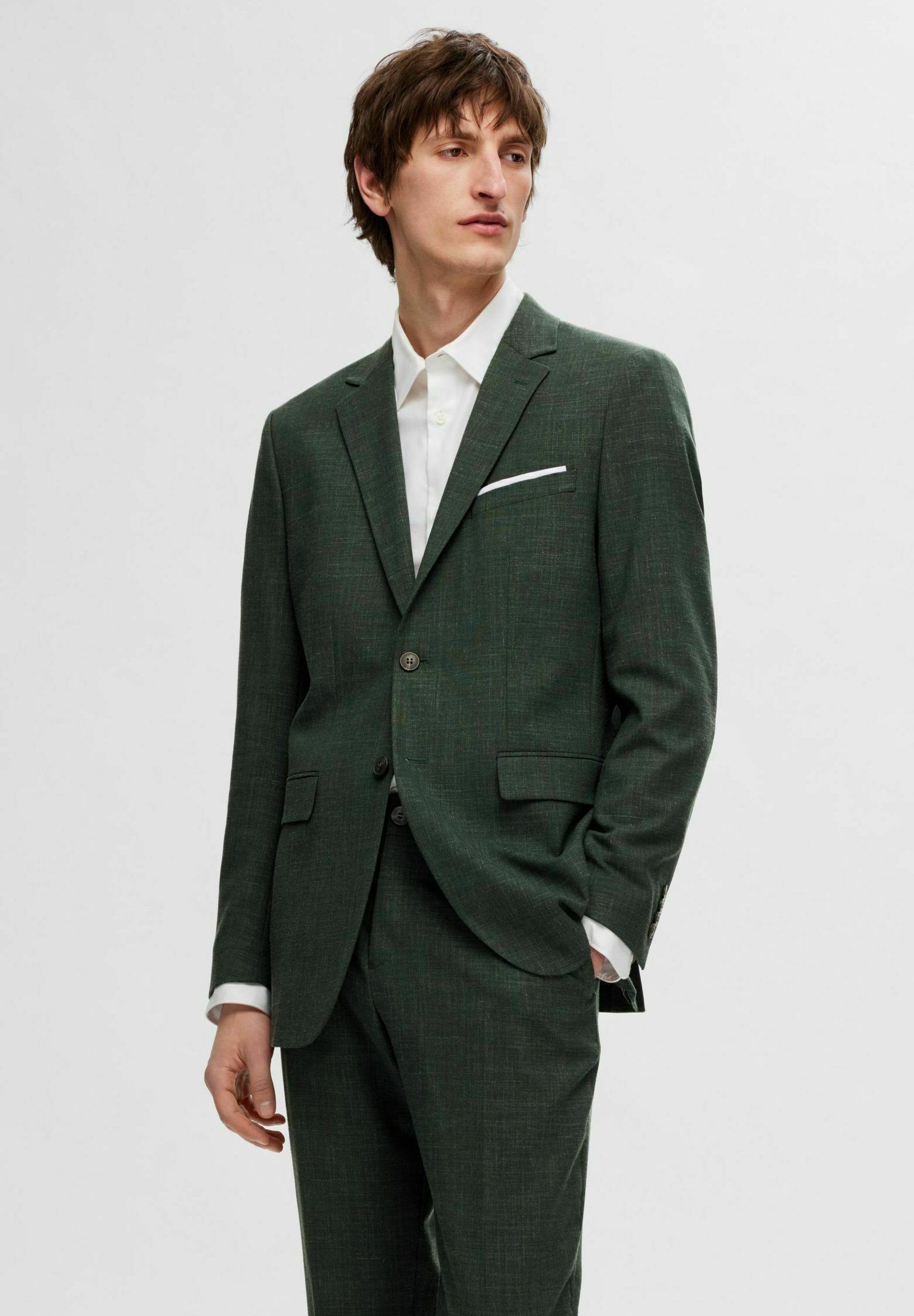 Allthemen Herenpakken Blazer Slim Fit Fluwelen Één Knop Pak Smoking Jasje, Rood, XS