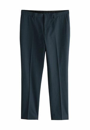Next SLIM FIT STRIPED - Trousers - navy