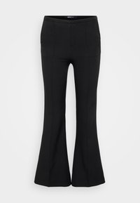 BOOTCUT TROUSERS - Bukse - black