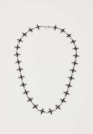 CLOVER NECKLACE UNISEX - Necklace - white/black