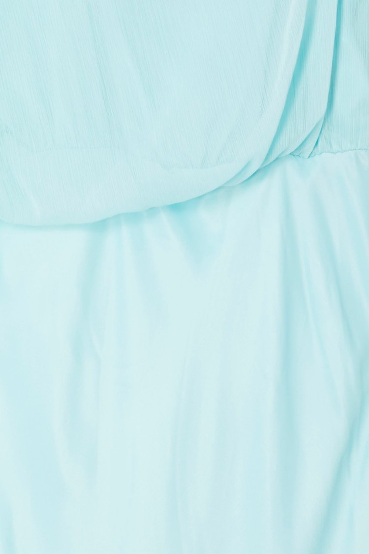 sachin and babi light blue dress Azure Flowy Chiffon Front Twist Maxi Dress
