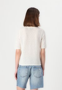 GAP POINTELLE - T-shirt basic - ivory frost