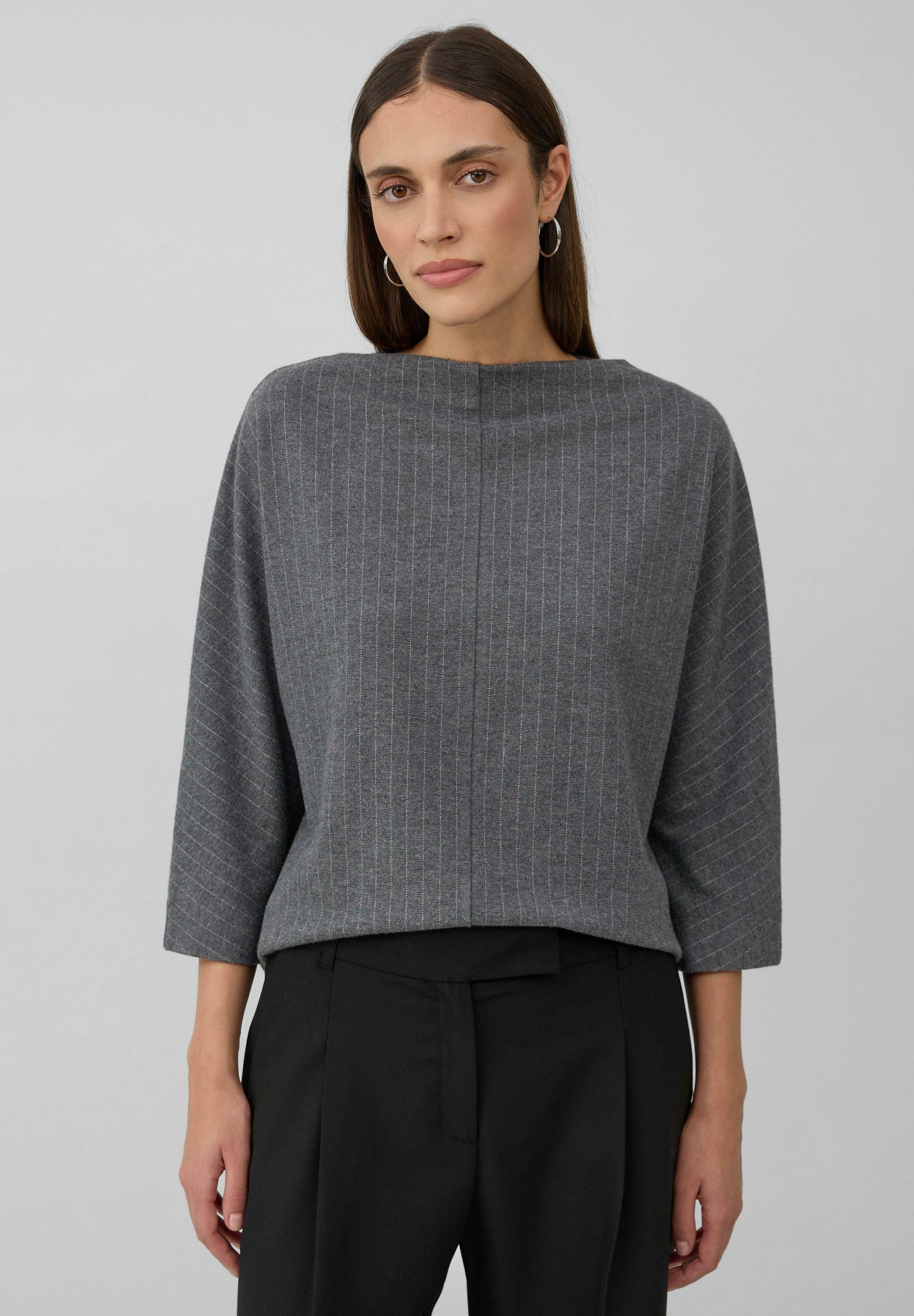 S.Oliver BLACK LABEL Maglietta Donna A Maniche Lunghe - Basic, Morbida E Versatile