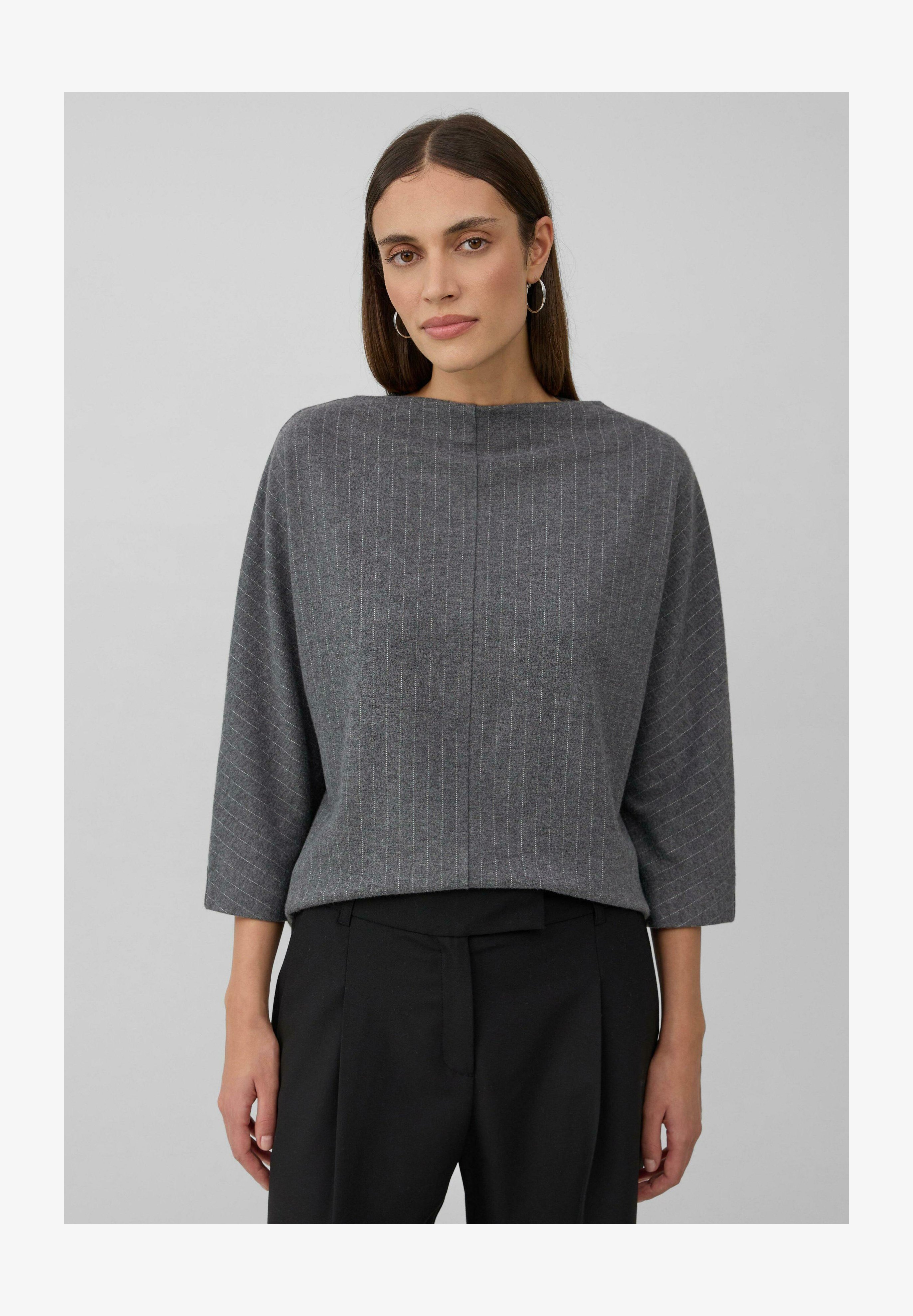 S.Oliver BLACK LABEL Maglietta Donna A Maniche Lunghe - Basic, Morbida E Versatile