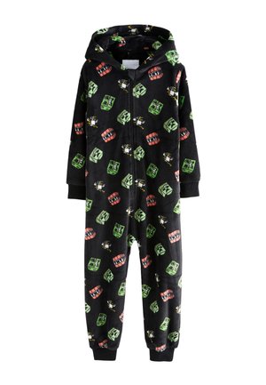 Next REGULAR FIT-LICENSE ALL IN ONE - Pizsamák - black minecraft