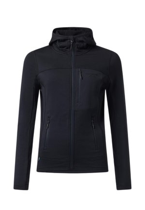 Swedemount, TRONDHEIM MIDLAYER FULL ZIP HOOD W - Veste de survêtement - black