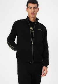 KARL LAGERFELD Felpa con zip - black